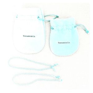 2 Pack - Tiffany & Co. jewelry pouches
